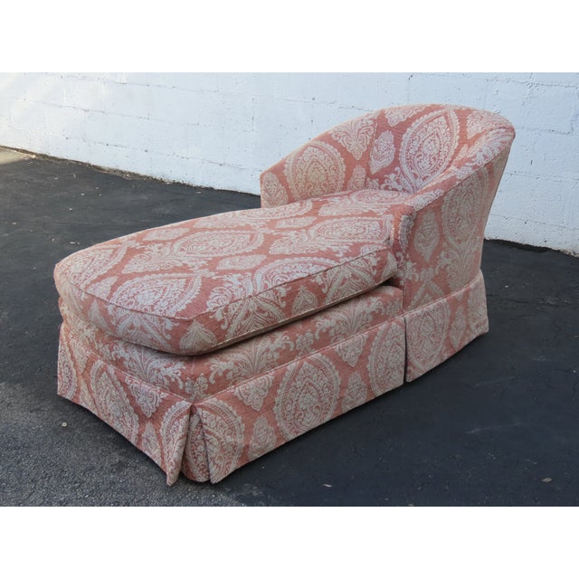 French French Long Large Fainting Couch Chaise Lounge 6652 For Sale - Image 3 of 17