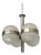 Mid-Century Modern Italian Tetraclio Chandelier by Mazza for Artemide, 1960s For Sale