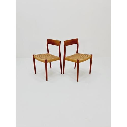 Vintage Danish Teak Model 77 Dining Chair by Niels Otto Møller, 1960s For Sale - Image 11 of 11