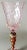 1970s Murano Glass Goblet "Tipetto" Pink Blown Glass With Gold Leaf Decoration For Sale - Image 4 of 11
