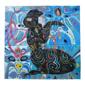 Tiefeng Jiang "Girl of Tang Dynasty" Hand Signed and Numbered Color Serigraph Limited Edition 29/300 Unframed on Wove Paper