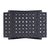 Cipriani 24 in. W Rectangular Leather & Wood Luggage Rack, Gray For Sale In Chicago - Image 6 of 7