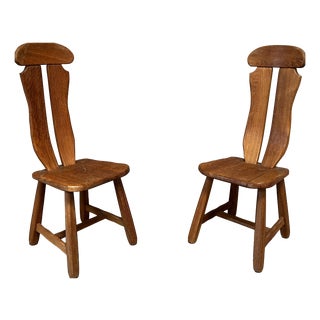 Vintage Dining Chairs by De Puydt, Belgium, 1960s, Set of 2 For Sale