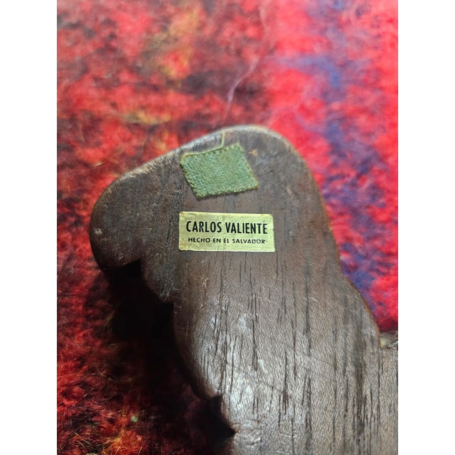 Vintage MCM Carlos Valente Wood Don Quixote Wall Art For Sale - Image 4 of 4
