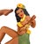 1980s Hawaiian Art Pottery Nude Pin-Up Yellow Hula Girl Wall Sculpture, Pair For Sale - Image 4 of 6