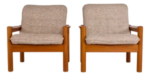 Set of Danish Armchairs, 1970s