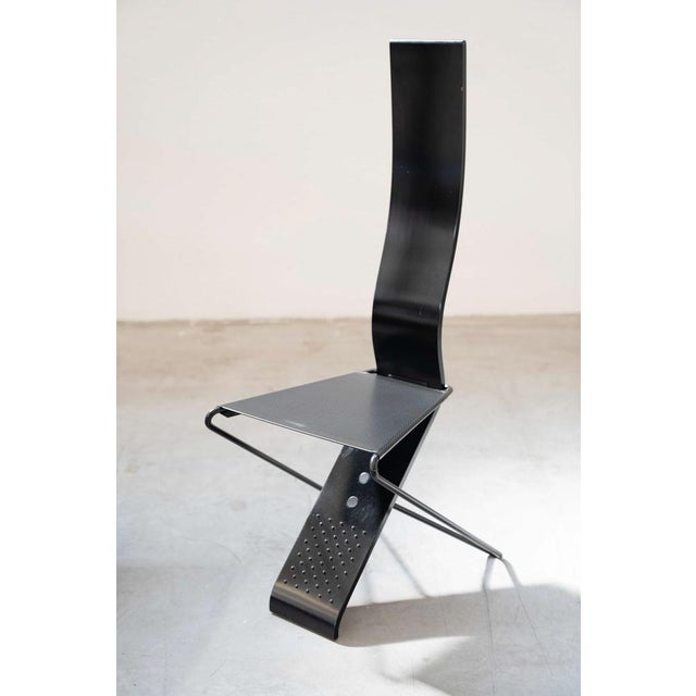 1980s Vintage Chairs by Pietro Arosio, 1980s, Set of 4 For Sale - Image 5 of 18