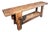 Antique French Carpenters Workbench in Oak and Beech, 1900s For Sale