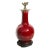 Vintage Oxblood Chinese Vase Lamp For Sale