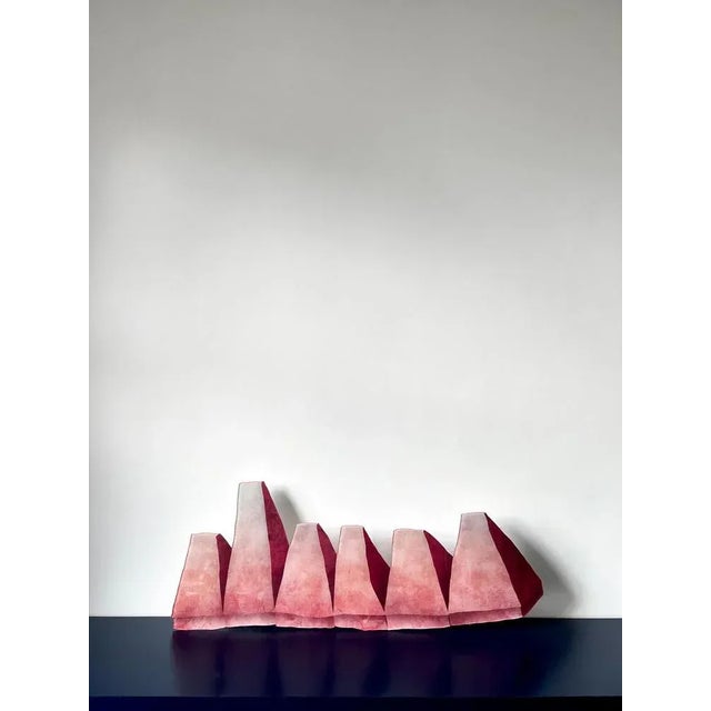 Velvet Realities Pink Wall Sculpture by Sven Jansse For Sale - Image 4 of 12