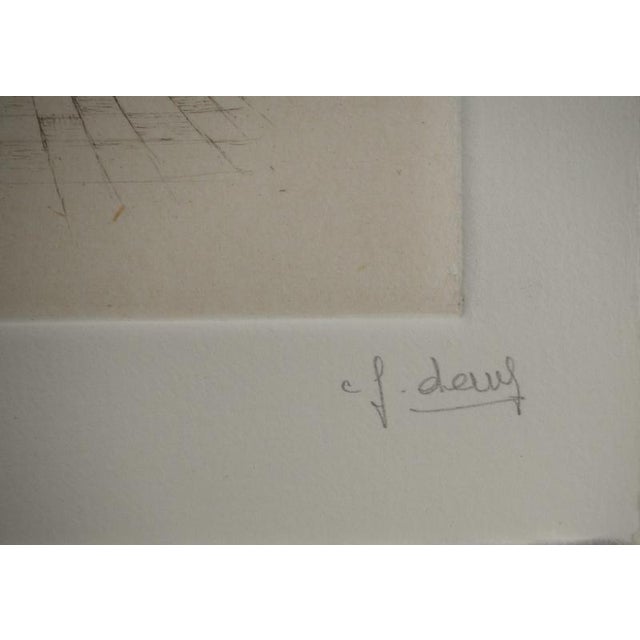 Fred Deux, Table Decorations, Original Engraving For Sale - Image 4 of 6