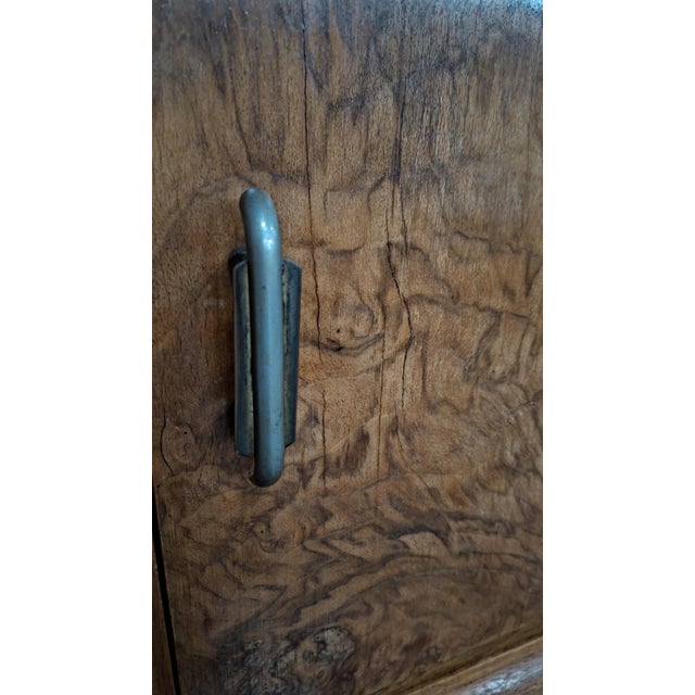 Art Deco Bar Cabinet in Walnut For Sale - Image 12 of 14