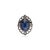 Sterling Silver 925 Pendant Featuring Tanzanite, Yellow Sapphire & Diamonds For Sale - Image 6 of 12