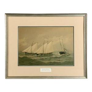 Fred Cozzens American Yachting Print