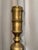 Monumental 49.5" Vintage Moroccan Brass Floor Candlesticks - A Pair For Sale - Image 6 of 10
