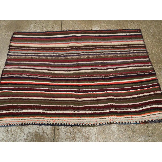 Galerie Shabab Collection Mid-20th Century Persian Flatweave Kilim Rug For Sale In New York - Image 6 of 9