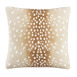 Fawn Natural Oga Pillow, 20" X 20"