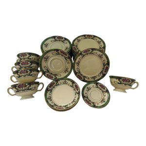Vintage Black Knight "Hathaway" 34 Piece China Set
