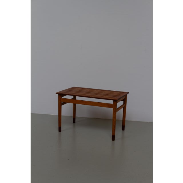 Mid-Century Modern Danish Modern Bench or Table in Teak and Beech, 1950s For Sale - Image 3 of 18