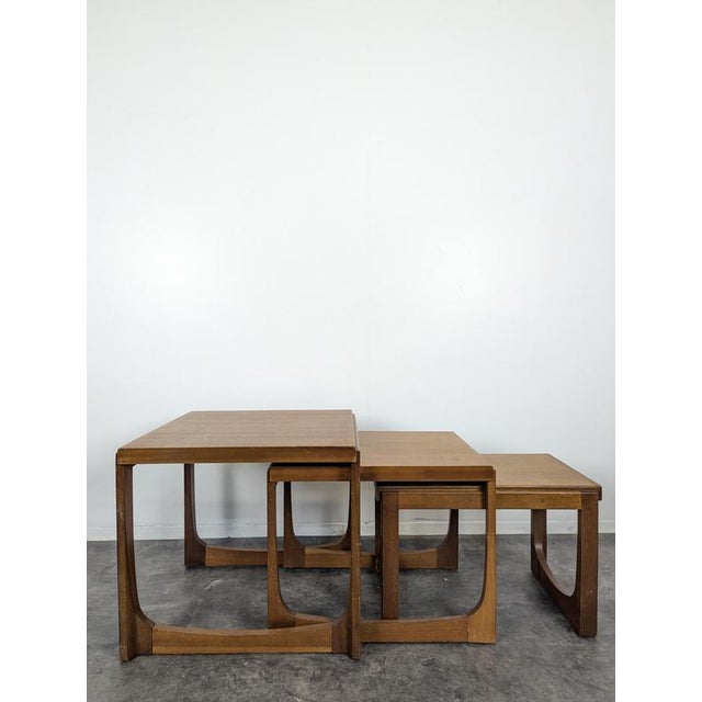 Quadrille Nesting Tables in Teak from G-Plan, 1960s, Set of 3 For Sale - Image 4 of 12