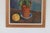 Original Oil on Panel – “Blue Flower and Citrus” attributed to Olax – Unsigned, Framed 55 × 46 cm (21.7" × 18.1") A...