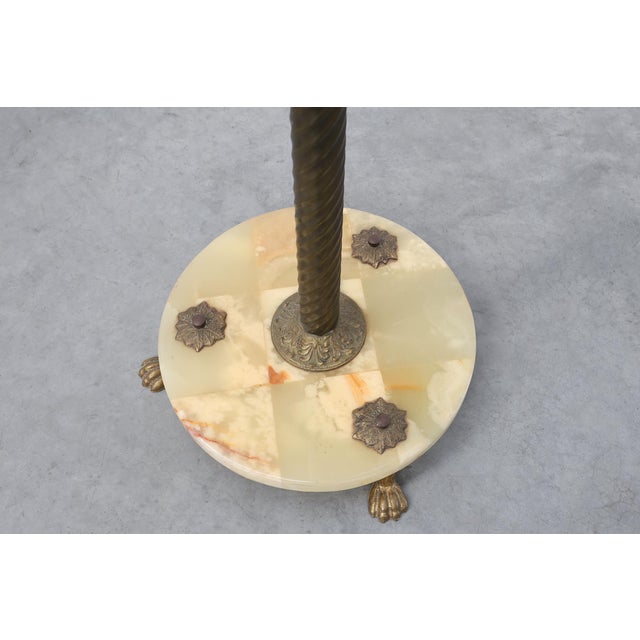 20th Century Napoleon III Copper and Onyx Marble Coat Stand, France, 1890s For Sale - Image 10 of 11