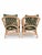Henry Link Pair of Vintage Henry Link Pink Wicker Lounge Chairs | Palm Beach Coastal Hollywood Regency For Sale - Image 4 of 7