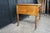 Antique 19th C. English Regency Maple & Oak Tooled Leather Top Partner's Desk For Sale - Image 15 of 18