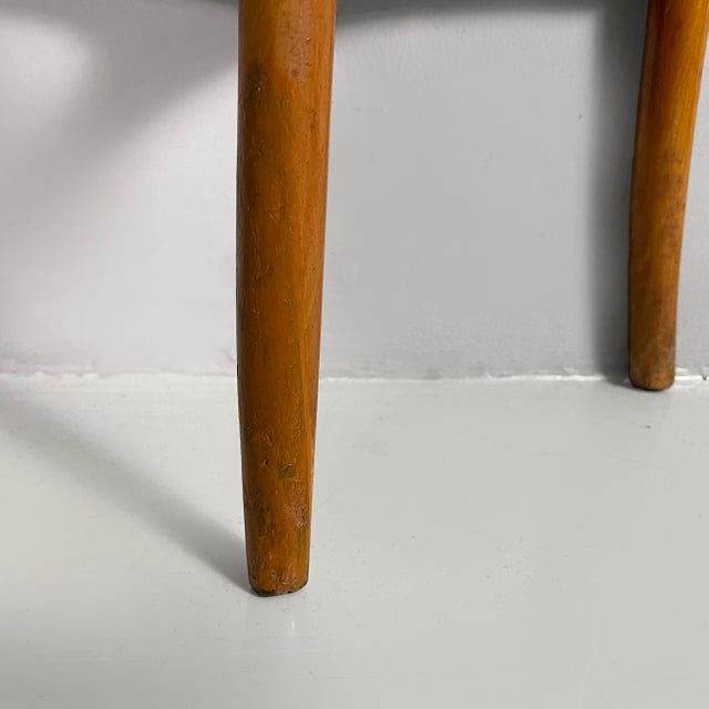 Mid-Century Modern Italian Console Table in Wood and Green Back-Painted Glass, 1950s For Sale - Image 17 of 18