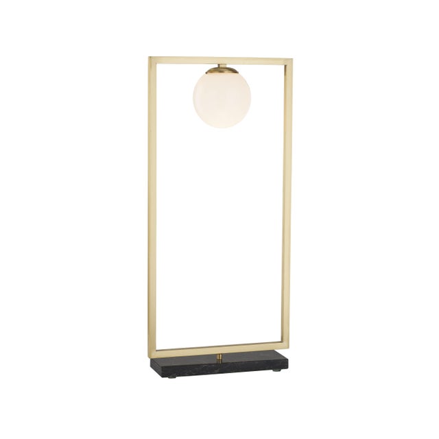 2010s New "Window/T" Handmade Sculpture Table Lamp in Metal and Glass For Sale - Image 5 of 11