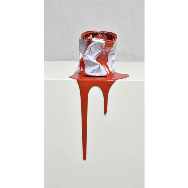 Yannick Bouillault, The Old Pot of Red Paint, Steel For Sale - Image 6 of 6