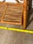 Tan Vintage Boho Rattan Wicker 3 Tier Folding Wall Shelf For Sale - Image 8 of 11