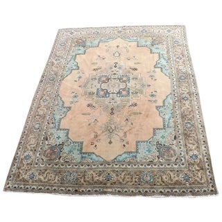 Persian Heriz Carpet - 9' X 12' For Sale