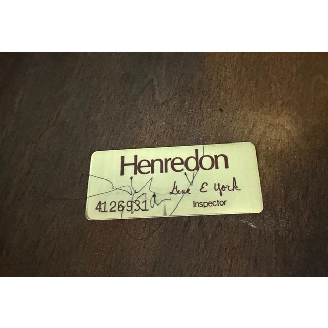Wood Vintage Henredon Mahogany Coffee Table For Sale - Image 7 of 7