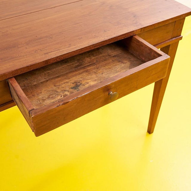 19th century wooden table with spiked feet height: 78 width: 107 depth: 54 style: antique production period: before 1890...