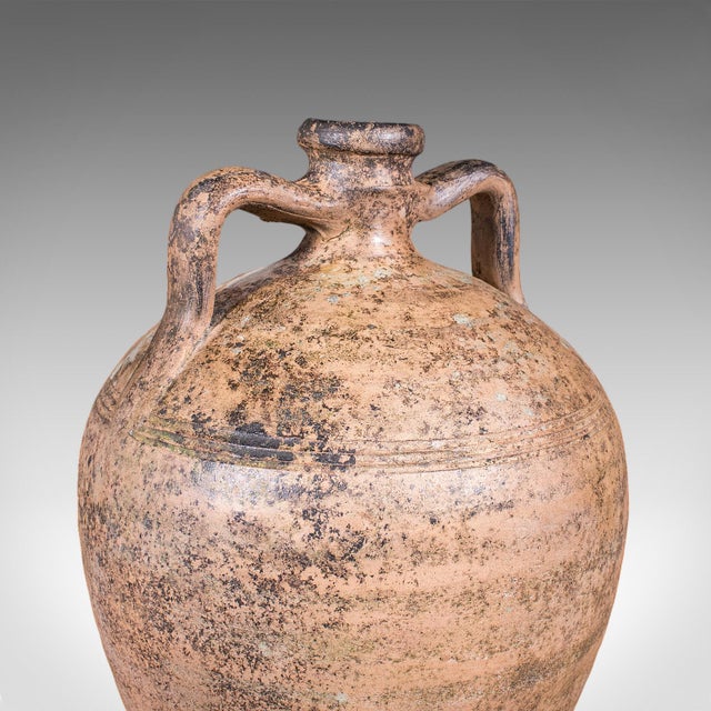 Antique Veranda Amphora, English Terracotta, Garden, Italianate, Edwardian, 1910 For Sale - Image 9 of 10