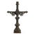 19th Century Crucifix Candle in Cast Iron For Sale - Image 4 of 4