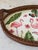 Vintage Coastal Rattan Flamingo Tray With Custom Decoupage Appliqué For Sale In Naples, FL - Image 6 of 11