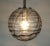 Mid-Century Pendant Lamp in Clear and Smoke Grey Glass and Metal from Doria Leuchten, 1960s For Sale - Image 4 of 11