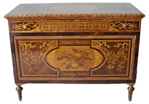 Northern Italian Inlaid Maggiolini Chest of Drawers