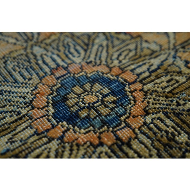 Textile Antique Persian Mohtasham Kashan Rug 4'2" X 6’2" For Sale - Image 7 of 12