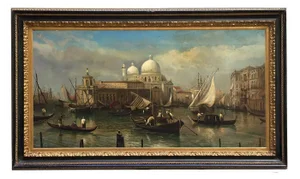After Canaletto, San Giorgio Island Landscape, 2002, Oil on Canvas