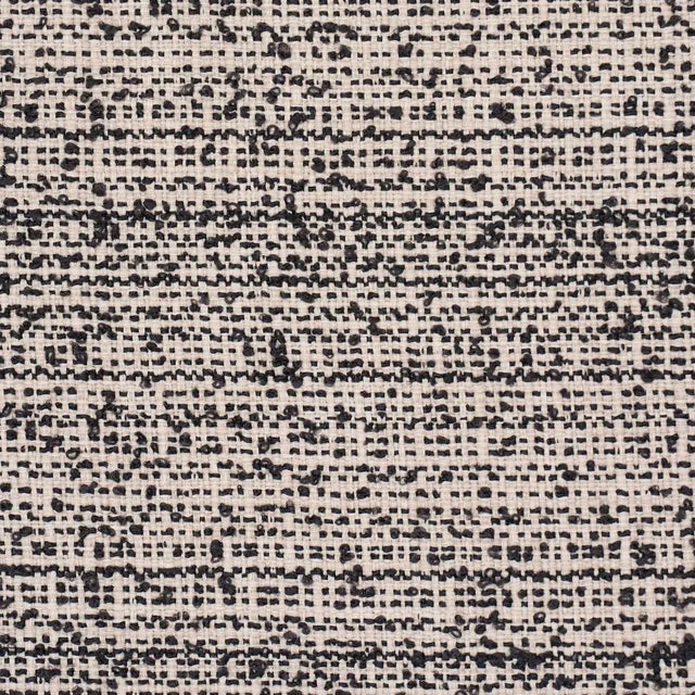 Contemporary SAMPLE - Schumacher Sadie Indoor/Outdoor Fabric In Black On Natural For Sale - Image 3 of 3