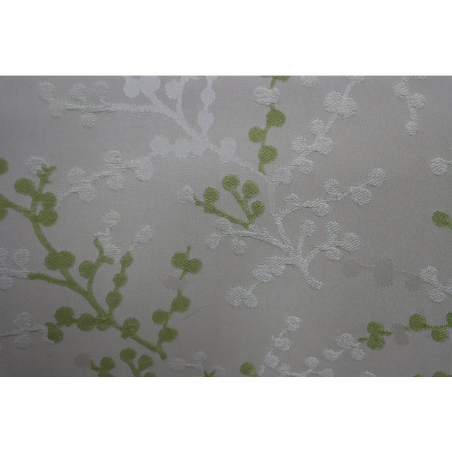 Hickory Chair Co. Upholstered Open Arm Chair in Damask Fabric For Sale - Image 12 of 12