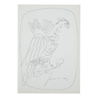 Lucio Fontana, The Heron, Lithograph For Sale
