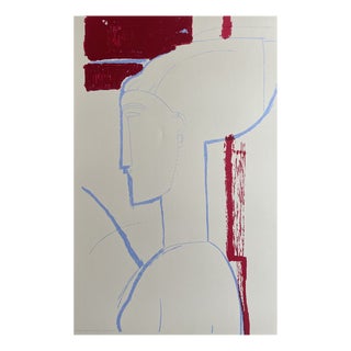 Amedeo Modigliani, Sculptural Head, 2000s, Paper For Sale