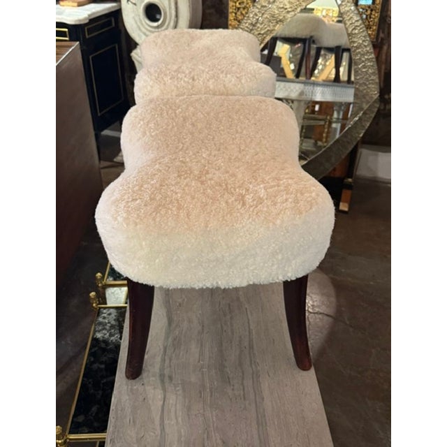 White Pair of Italian Gio Ponti Stools For Sale - Image 8 of 9