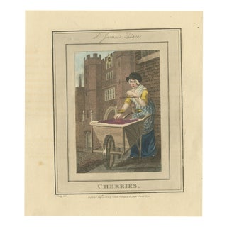 Cherries, St. Jamess Place, Cries of London, 1804 For Sale