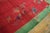 Art Deco 1920s Red Floral Antique Chinese Art Deco Rug by Nichols Workshop 6' X 8'9" Handknotted Wool Carpet For Sale - Image 3 of 6