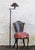 This floor lamp is frrom the French retailer, "Pour La Galerie". It has an adjustable arm with a foot switch and metal...
